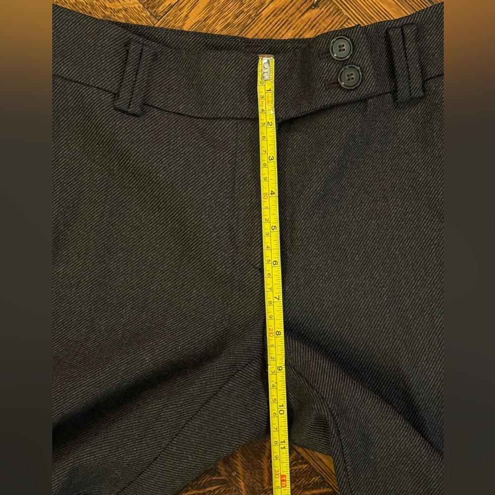 Dark Brown and Black Wool Ann Taylor Loft Pants - Size 2 - Kate Fit - Picture 12 of 12